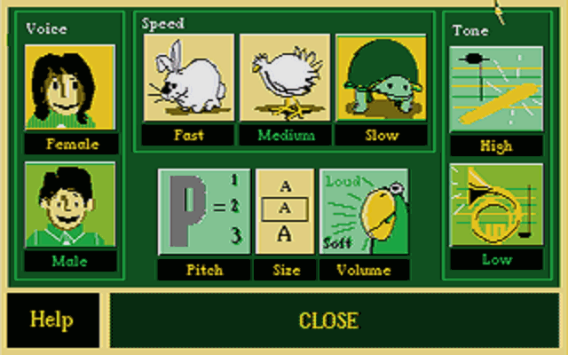 Kidtalk atari screenshot