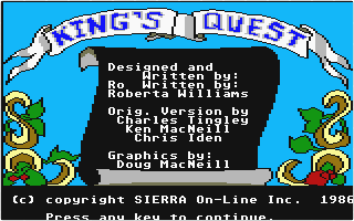 King's Quest - Quest for the Crown — screenshot 1