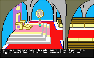 King's Quest II - Romancing the Throne atari screenshot