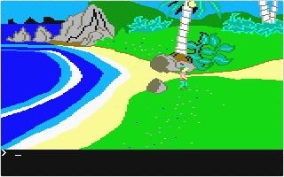 King's Quest II - Romancing the Throne atari screenshot