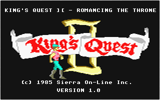 King's Quest II - Romancing the Throne — screenshot 1