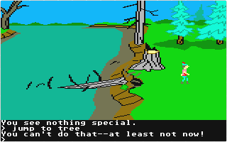 King's Quest II - Romancing the Throne atari screenshot