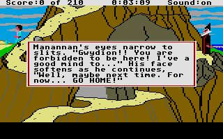 King's Quest III - To Heir is Human atari screenshot