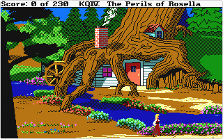 King's Quest IV - The Perils of Rosella atari screenshot