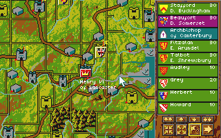 Kingmaker atari screenshot