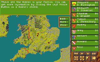 Kingmaker atari screenshot