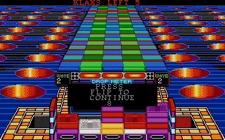 Klax atari screenshot