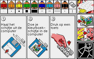 Kleurboek atari screenshot