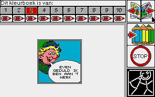 Kleurboek atari screenshot