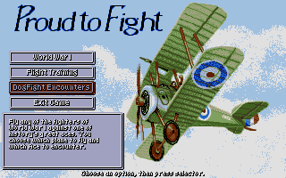 Knights of the Sky atari screenshot