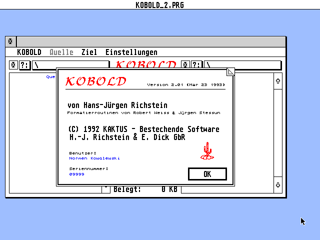 Kobold atari screenshot