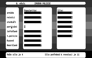 Diktátor atari screenshot