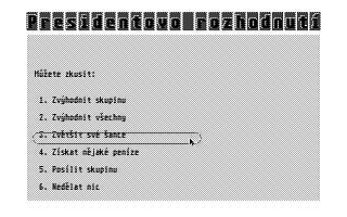Diktátor atari screenshot