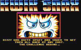 Kwik Snax atari screenshot