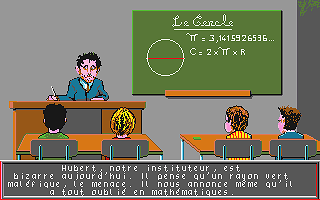 Labyrinthe aux Cent Calculs (Le) atari screenshot