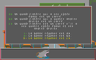 Labyrinthe aux Cent Calculs (Le) atari screenshot