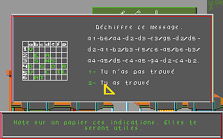 Labyrinthe aux Cent Calculs (Le) atari screenshot