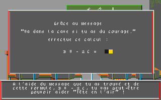 Labyrinthe aux Mille Calculs (Le) atari screenshot