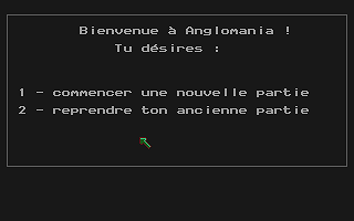 Labyrinthe d'Anglomania II atari screenshot