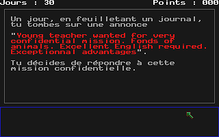 Labyrinthe d'Anglomania II atari screenshot