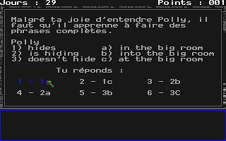 Labyrinthe d'Anglomania II atari screenshot
