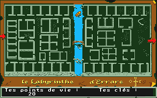 Labyrinthe d'Errare atari screenshot