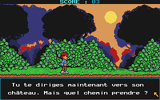 Labyrinthe de la Reine des Ombres atari screenshot