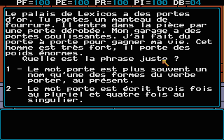 Labyrinthe de Morphintax (Le) atari screenshot