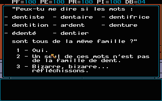 Labyrinthe de Morphintax (Le) atari screenshot