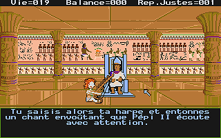 Labyrinthe des Pharaons (Le) atari screenshot