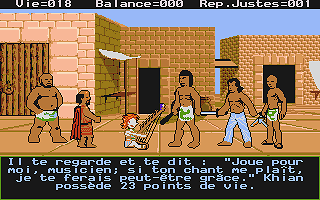 Labyrinthe des Pharaons (Le) atari screenshot