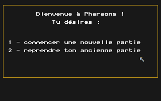 Labyrinthe des Pharaons (Le) atari screenshot