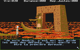 Labyrinthe des Pharaons (Le) atari screenshot