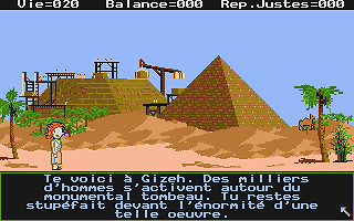 Labyrinthe des Pharaons (Le) atari screenshot