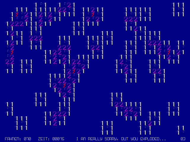 Lamemine [Falcon030] atari screenshot