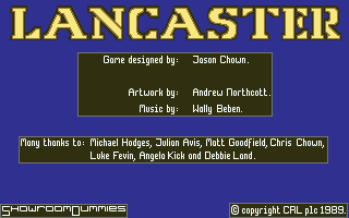 Lancaster atari screenshot