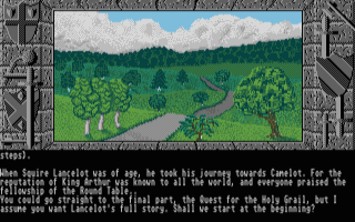 Lancelot atari screenshot