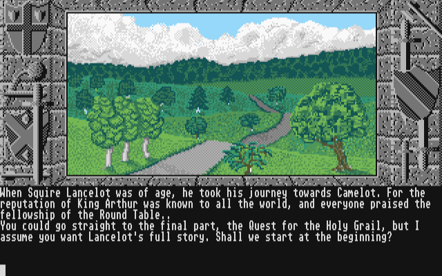 Lancelot atari screenshot