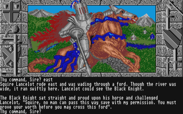 Lancelot atari screenshot