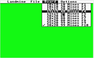 Landmine atari screenshot