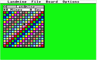 Landmine atari screenshot