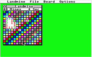 Landmine atari screenshot