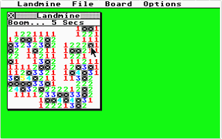 Landmine atari screenshot