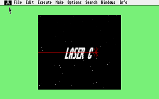 Laser C atari screenshot