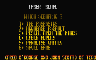 Laser Squad atari screenshot