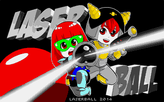 Laserball atari screenshot