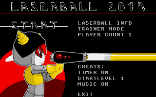 Laserball atari screenshot