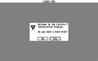 Lattice C atari screenshot