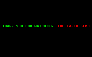 Lazer Demo (The) atari screenshot
