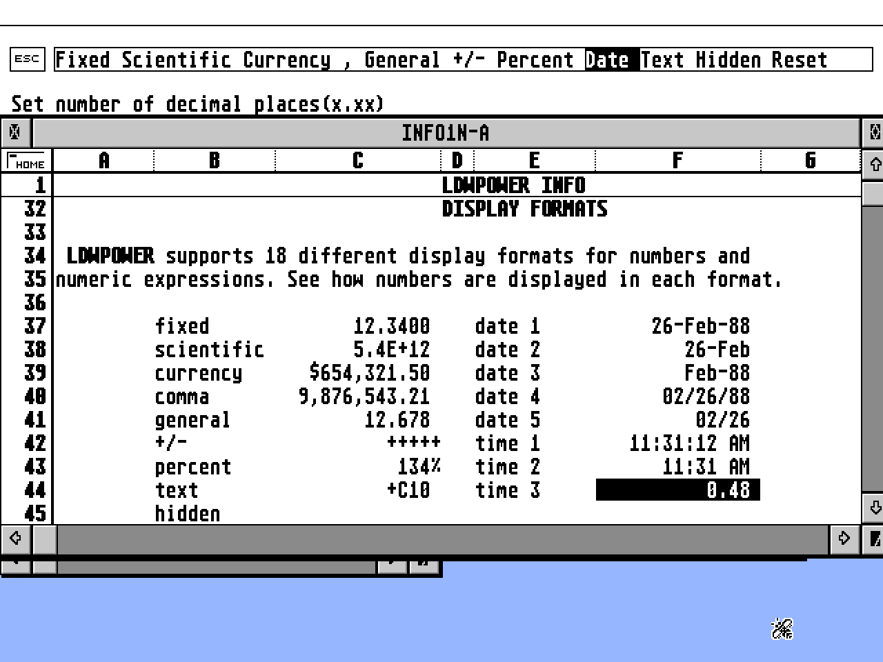 LDW Power atari screenshot